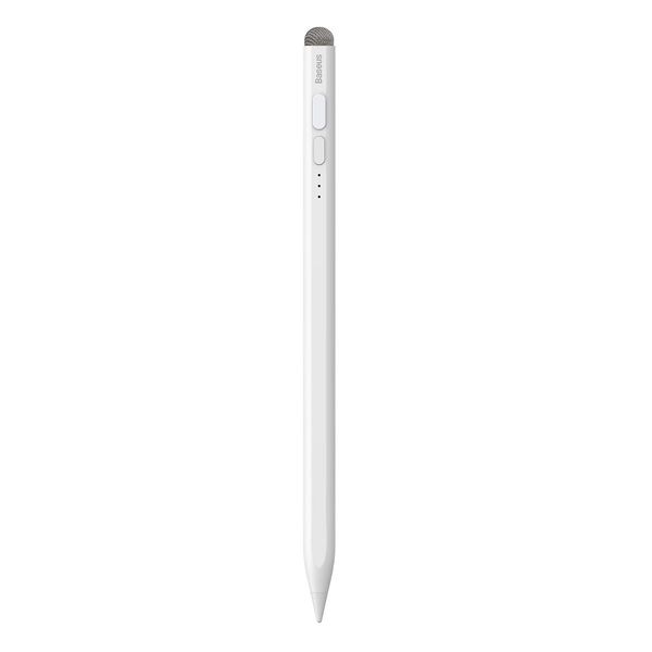 BASEUS Stylus mit LED-Anzeigen (aktiv + passiv), Weiß