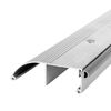 MD Building Products 08631 3-3/8 in. x 1 in. x 36 in. Silver Aluminum and Vinyl High-Profile Outswing Door Threshold