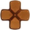 Aluminium Metal D-Pad For Sony PS4 Controllers - Gold | ZedLabz
