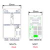 Note: 1. the MSATA and NGFF SSD cannot work at same time. 2.The adapter only work for B-key or B/M-key socket NGFF SSD, cannot work for M-key socket.
