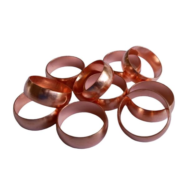 15mm Compression Copper Olives - Pack of 50
