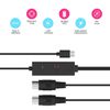 DOREMIDI USB-C Type-C to MIDI 5 Pin Interface Converter Cable For Windows Mac