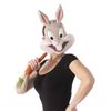 Rubies Unisex Warner Bros. Space Jam Bugs Bunny Plastic Half-Mask, One Size