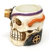New Yankee Candle Steampunk Skull Eye Patch Binocular Tea Light Candle Holder
