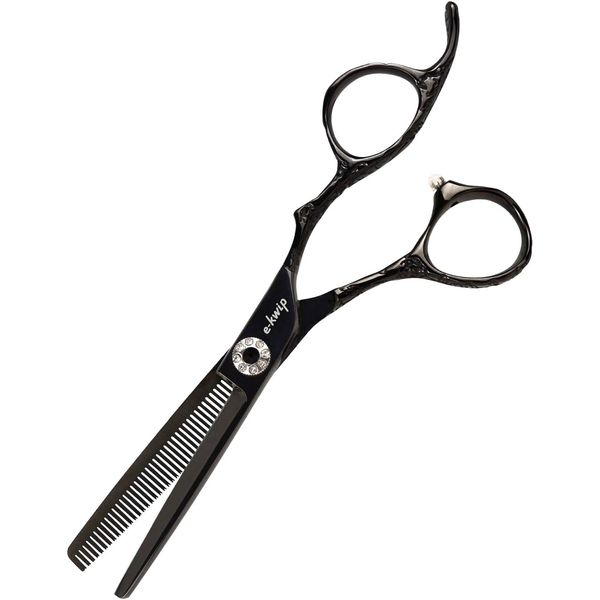 e-kwip Hair Scissors FLB 40 Black