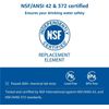 Replacement for Brita Classic 35557,OB03,Mavea 107007 by FilterLogic NSF Filter
