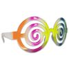 Pohotobooth Props Ltd Rainbow Coloured Dizzy Eye Fun Sunglasses