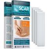 Silicone Scar Removal Sheets - Keloid, C Section, Post Surgery & Acne Scars Treatment - 2 Month Supply - Silicon Soft Long Strips & Sheets 5.7" x 1.57" - Healing Alternative to Gel, Tape, & Cream