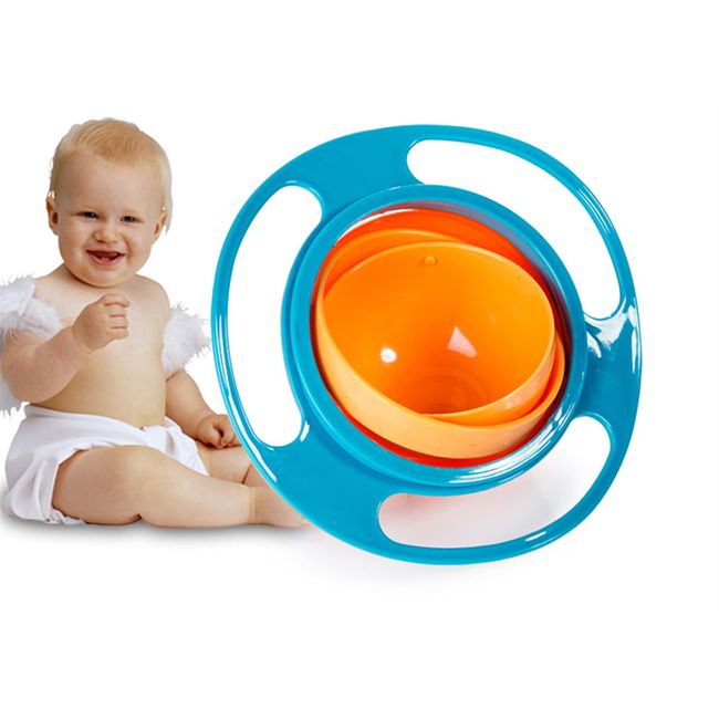 360 -baby Spill Resistant Gyro Bowl with Lid