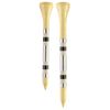 PrideSports 2-3/4" Nova Bamboo Tees Silver/White/Black Stripe