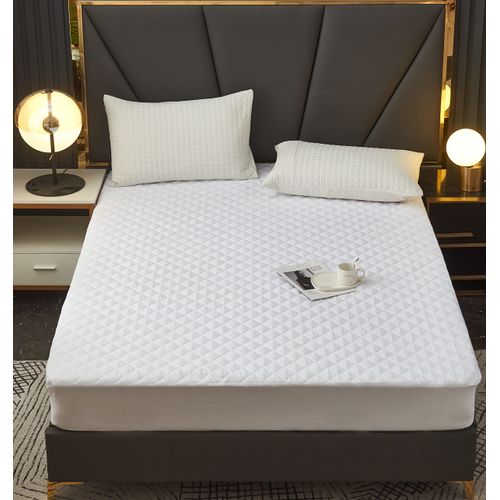 Elif Full Size Mattress Protector, Waterproof, Quilted Cover Pad, Cooling, Soft, Comfortable, Deep Pocket, Breathable (Full)