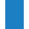 DJP Intensive Blue 160gsm Coloured Craft Card - 50 Sheets