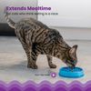 Catstages Cat Slow Feeder Cat Bowl, Blue