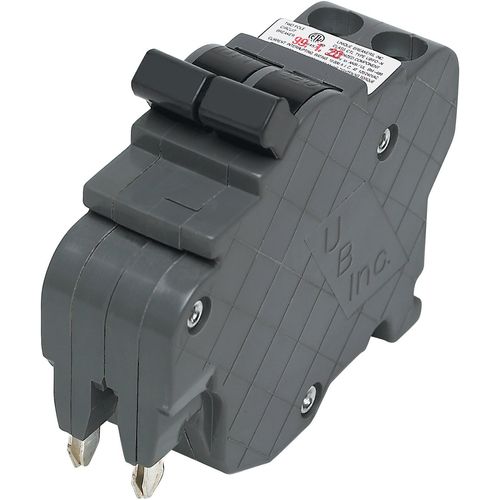UBIF0240N-New Federal Pacific Electric Stab-Lok NC240 Replacement. Two Pole 40 Amp Thin Series Manufactured by Connecticut Electric , Grey