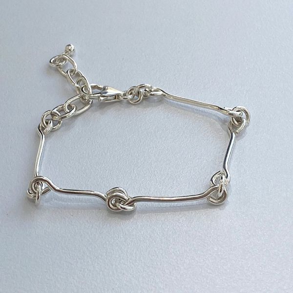 Silver 925 Bold Limer Volume Chain Silver Bracelet