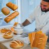 Bread Shape Gift Wrapping Paper, Nteresting Packaging Pattern Kraft Paper (18Pcs)