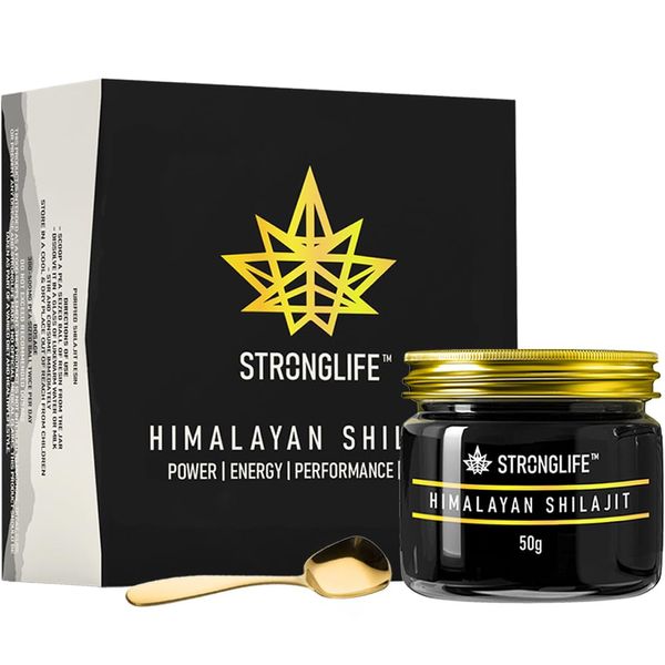 🆂🆃🆁O🅽🅶🅻🅸🅵🅴 Shilajit Gold Grade Resin 30 Gram | Lab Tested for 100% Purity | Herbal & Mineral Superfood | from 16,000ft Himalayan Mountains | Rich in Fulvic & Amino Acids, Minerals, Vitamins