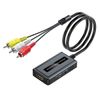 RCA to HDMI Converter Compatible VCR,DVD,VHS Analog Composite to HDMI Adapter