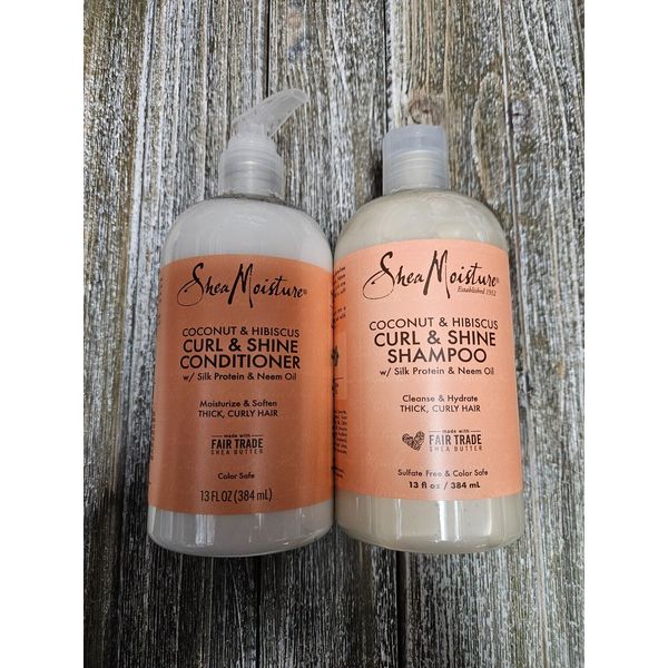 Shea Moisture Curl & Shine Shampoo & Conditioner Combo