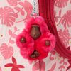 KIPLING Pouches/Cases New KICHIROU Pink Leaves