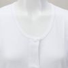 [Women] Open Front Shirt <3/4 Sleeve Hook Type > (Set of 2) For Nursing, Women, Women, Nursing, Skin Wear (L, White)