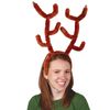 Deluxe Reindeer Antlers w/Bells Party Accessory (1 count) (1/Pkg)