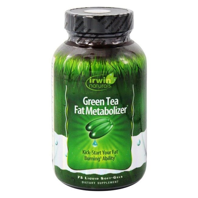 Irwin Naturals Green Tea Fat Metabolizer, 75 Liquid SoftGels