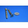 Brass #14 Phillips Flat Head Wood Screw x 2.50" Length, 10 Pcs