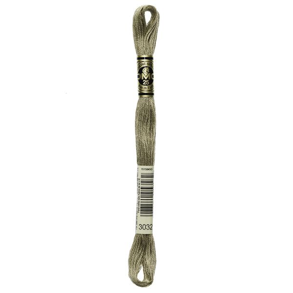 DMC (117-3032) Embroidery Floss 8.7yd 12ct MEDIUM MOCHA BROWN