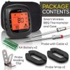 Pyle Digital LCD Display Wireless BBQ Thermometer Battery Operated 2 Temp Probes