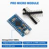 Binghe Pro Micro with 32U4 Chip Development Board, Pro Mini 5V/16MHz Microcontroller, USB Interface, Compatible with Arduino IDE