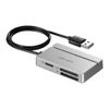 BUFFALO BSCR105U2SV USB 2.0 Multi-Card Reader, Standard Model, Silver