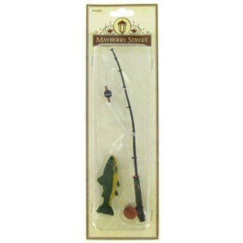 Miniature Fishing Pole with Fish