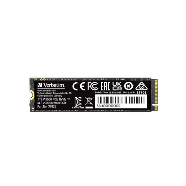 Verbatim VI5000 PCIE4 NVME M.2 SSD 1TB