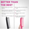 Straightening Comb, Tension Comb, Flat Iron Comb, Heat Resistant- 2 Pack