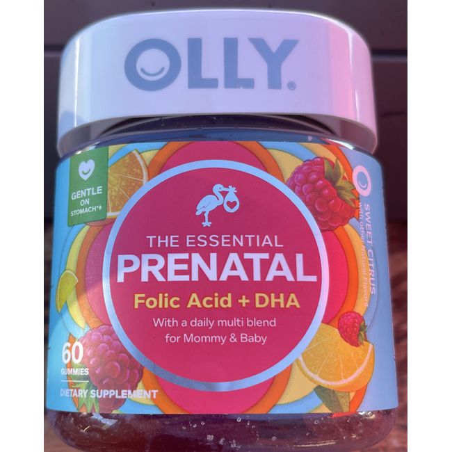 OLLY Prenatal Multivitamin Gummy, for Women New 10/2024