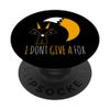 I Don't Give A Fox Abstract Pencil Drawing Moon PopSockets Swappable PopGrip