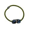 [TAMARUSAN] Tamarusan Marble Hair Elastic Blue Rhinestone Small Gift Heart