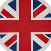 England Round Flag Embroidered Velcro Patch