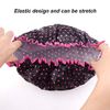 TUPARKA 3 Packs Shower Caps Waterproof Bath Caps Double Layer Shower Hat for Girls and Women