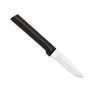 Rada Cutlery Peeling Paring Knife Stainless Steel Resin Made in the USA, 6-1/8 Inches, Black Handle