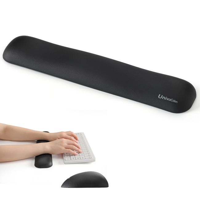 UnivoColors Wrist Rest, Premium PU Material, Ergonomic Design, Fatigue Reduction, Long Time Operation Support, Memory Foam Cushion, Body Pressure Dispersion, Wrist Pain Relief, No Skin Irritation,