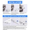PAROAD 30 Pieces Water Filter Fitting, Water Inlet Pipe Universal Connection Set (3/8 Inch (9.53 mm)