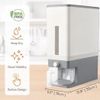Lifewit Rice Dispenser 25 Lbs Rice Storage Container Moisture Proof