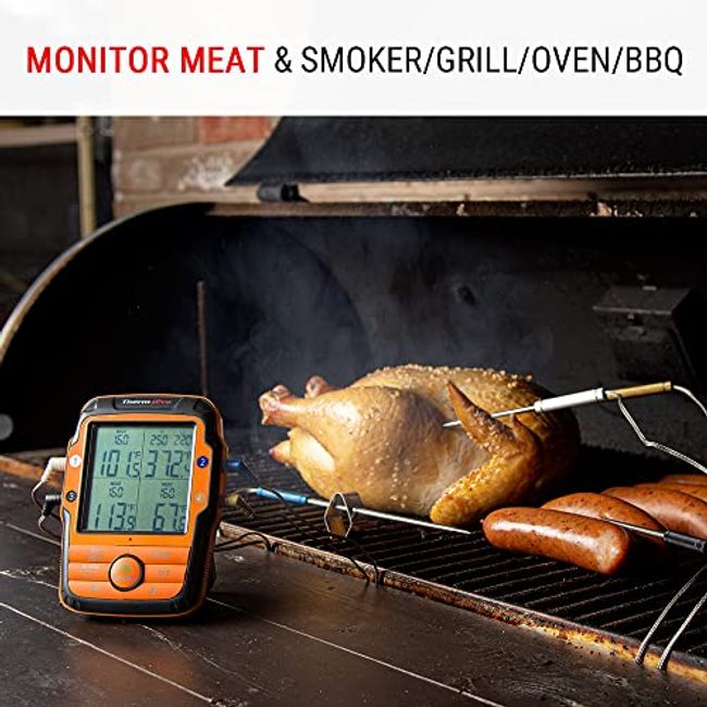 THE-372 Wireless Meat Thermometer for Remote Monitoring