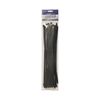 Genuine 125x Essentials Cable Ties Black 370 X 7.6 mm Accessories Tool DIY - ...