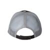Mega Cap Contrast Stitch Trucker Cap One Size Black/ Grey