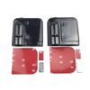 NewL 2x Wireless Projector Car Door Step Courtesy Welcome Lights Puddle Ghost Shadow LED Lights (Skull)