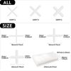 1000pcs Tile Spacers 2mm 3mm 5mm Plastic Cross Shaped Tile Spacers,White