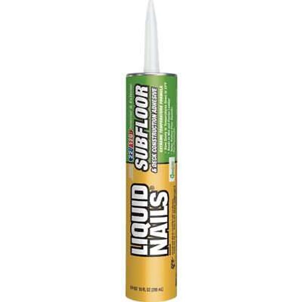 LIQUID NAILS 10 Oz. Subfloor & Deck Construction Adhesive LN902 LIQUID NAILS